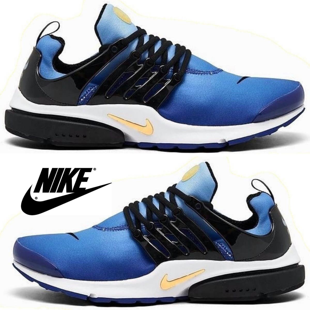 Nike Air Presto Running Sneakers Mens Athletic Comfort Casual Shoes Black Blue - Blue , Hyper Blue/Black/Sky Blue/Chamois Manufacturer