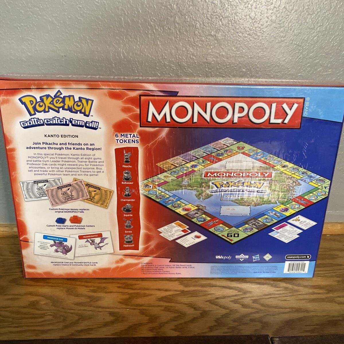 Hasbro Pokemon Monopoly Kanto Edition Board Game