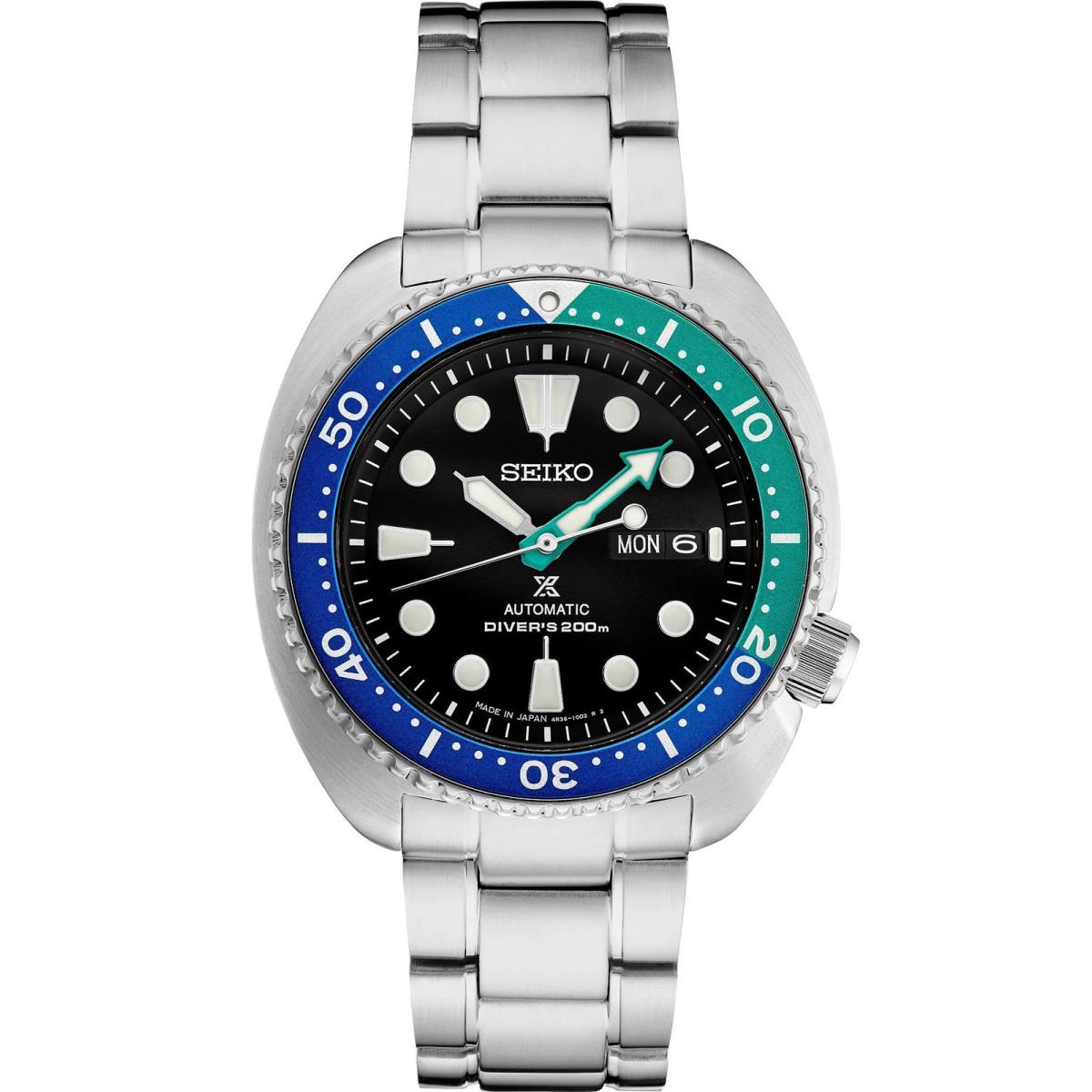 Seiko Prospex Automatic Diver`s Men Watch Turtle Tropical Laguna SRPJ35