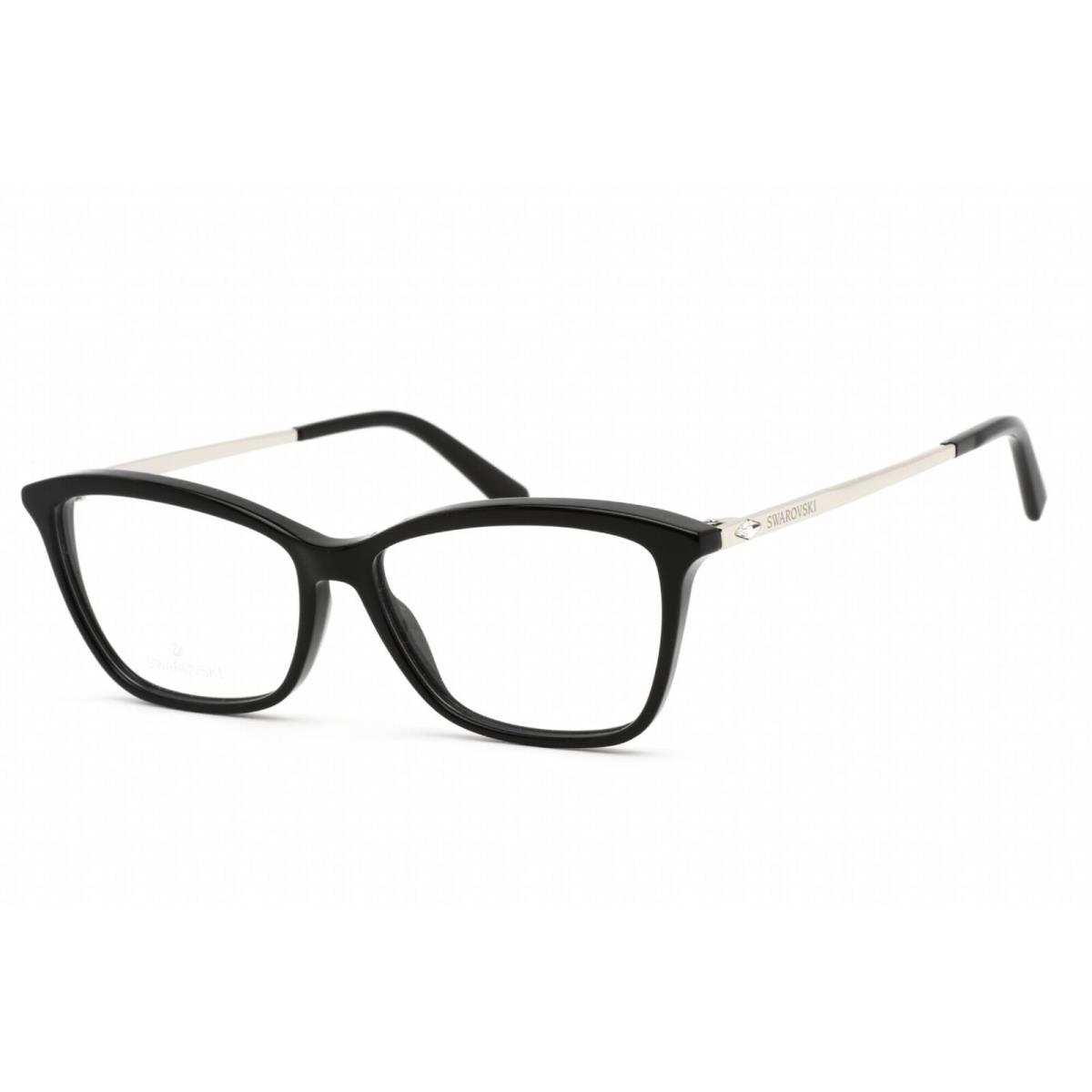 Swarovski Women`s Eyeglasses Shiny Black Cat Eye Plastic Frame SK5314 001