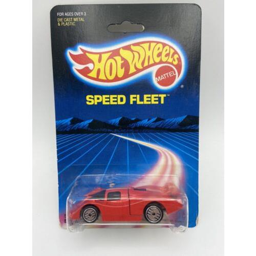 1986 Hot Wheels Red Sol-aire CX4 Speed Fleet 1/64 Scale