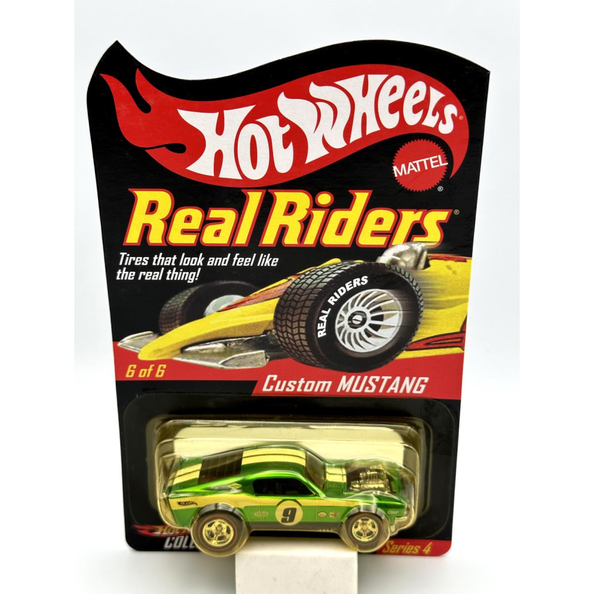 Hot Wheels Real Riders Collectors Club Custom Mustang Green 1:64
