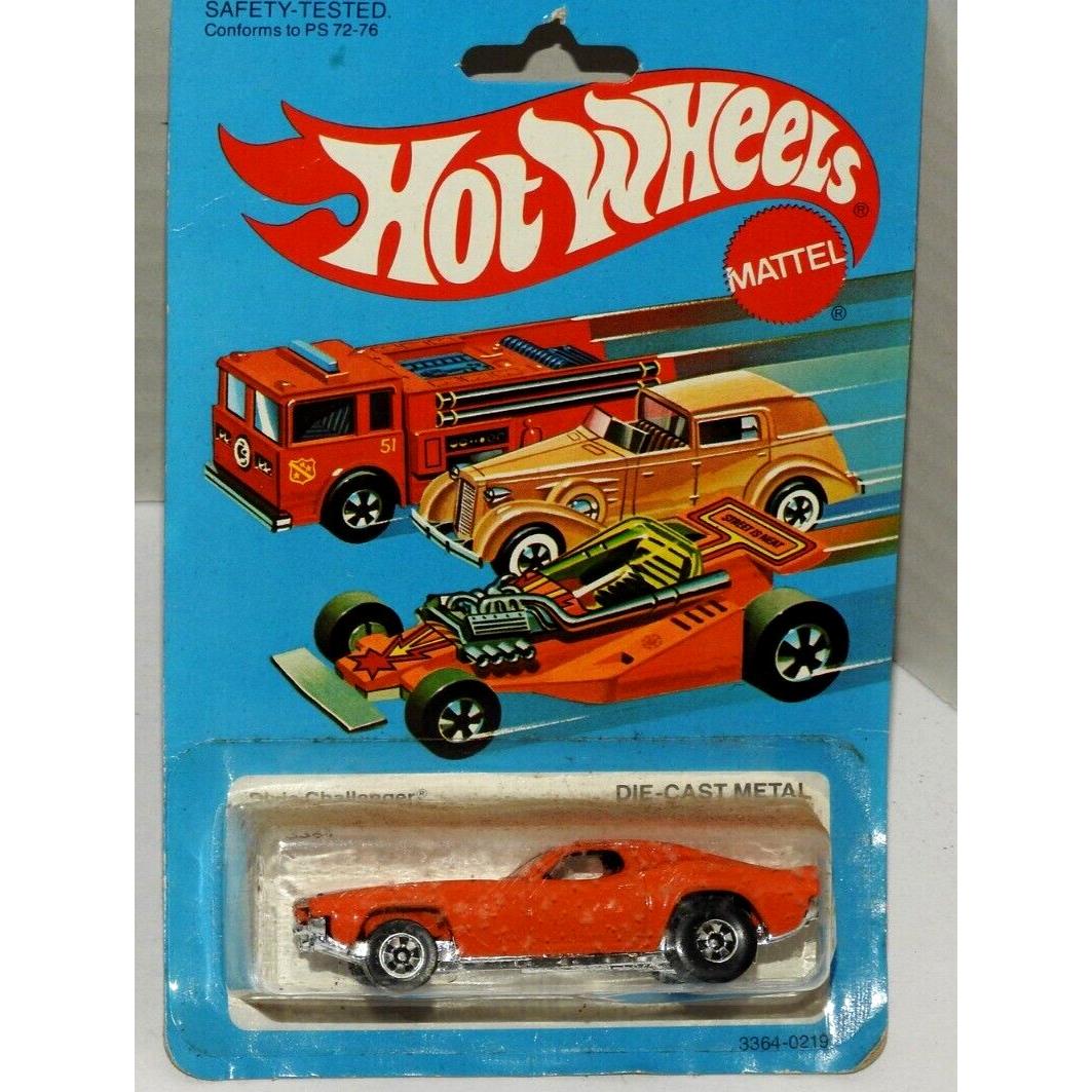 Hot Wheels 1982 No 3364 - Dixie Challenger No Flag - Unpunched Excellent Card