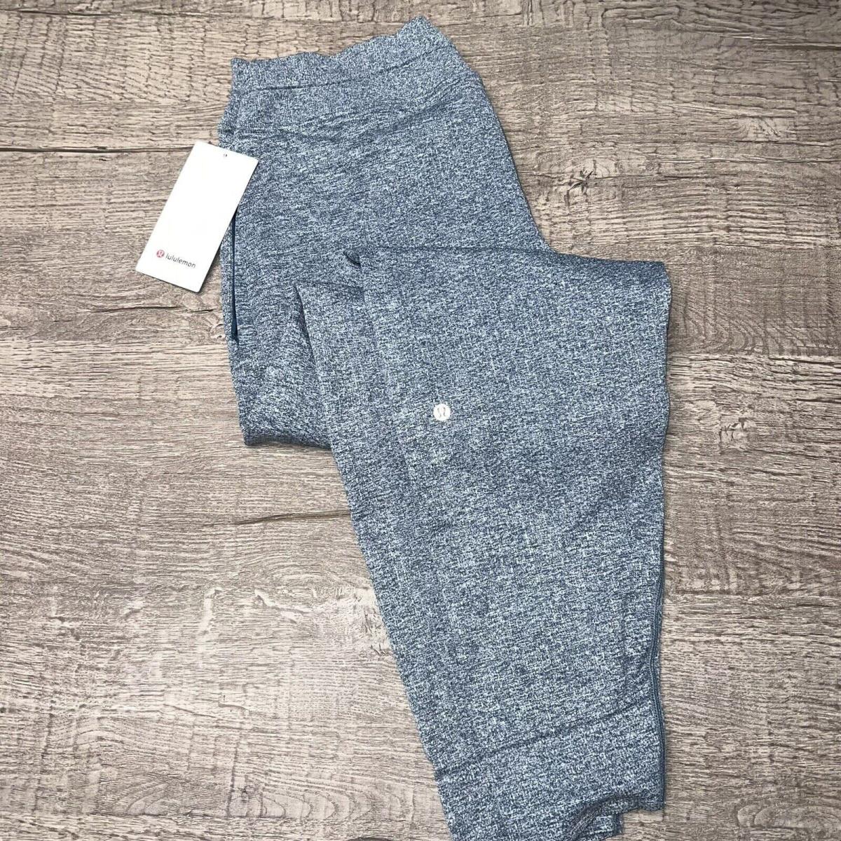 Women`s Lululemon Engineered Warmth Relaxed Wool Jogger Grnj/wht Green Sz 12