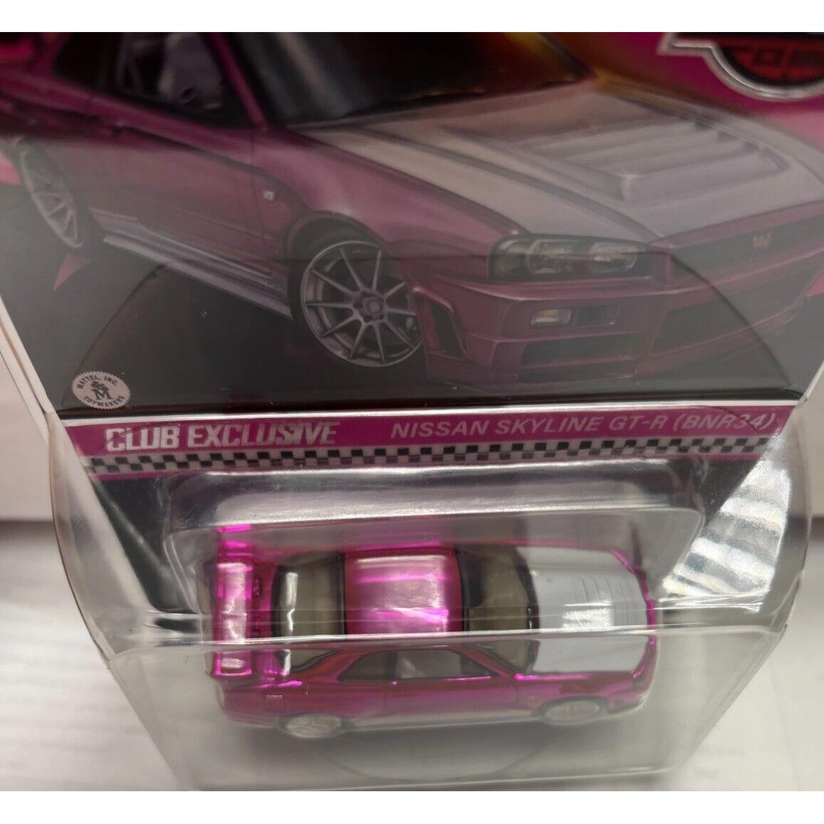 Hot Wheels 2023 Red Line Club Rlc Pink Party Nissan Skyline Gt-r BNR34