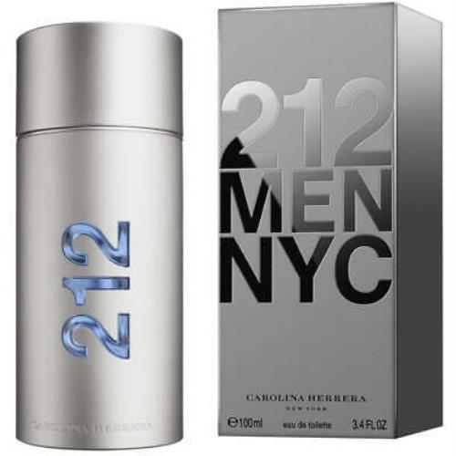 212 Men Nyc by Carolina Herrera Cologne Edt 3.3 / 3.4 oz