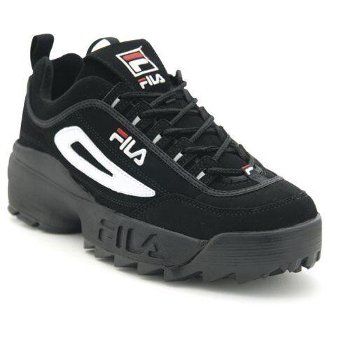 Fila Kids` Disruptor Iii Sneaker Black/white/vintage Red