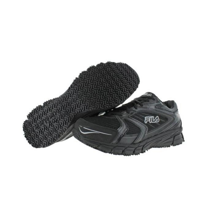 Mens Fila Memory Reckoning 7 Work Shoes - Black