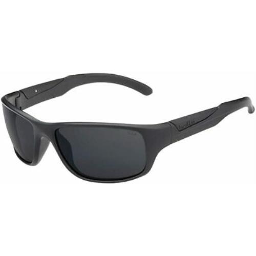 Bolle Mens Vibe 12602 Matte Black Polarized Tns Lens Sunglasses ...