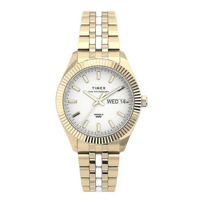 Timex Ladies TW2U82900 Waterbury Legacy Two Tone Stainless Steel Bracelet Watch