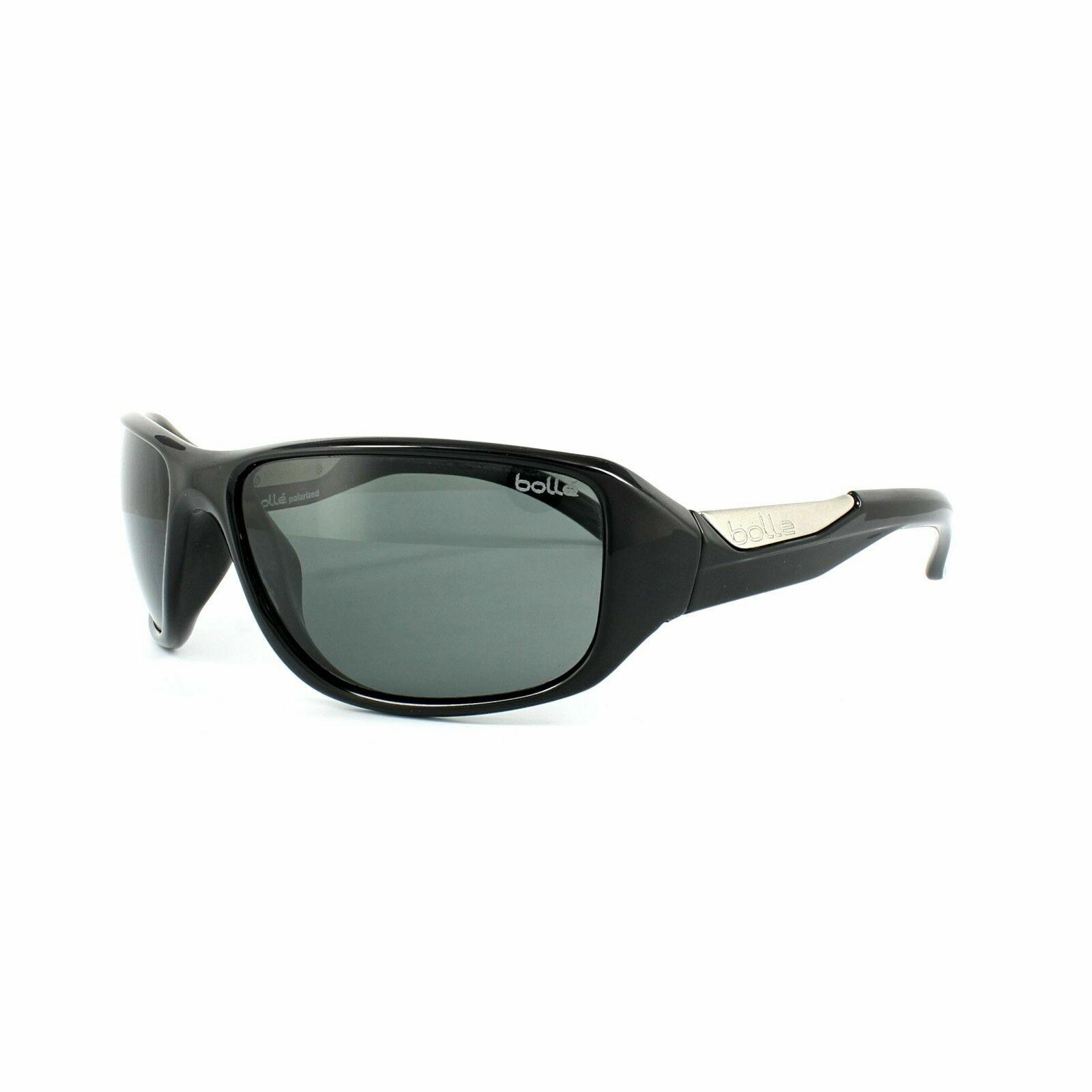 Bolle Sunglasses Smart 11642 Shiny Black TNS Grey Polarized 