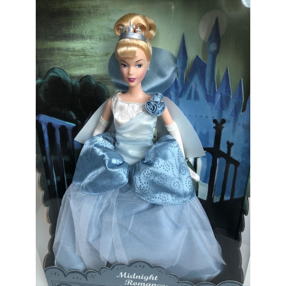 Ice Blue Off White Gown Midnight Romance Cinderella Barbie Doll Crown