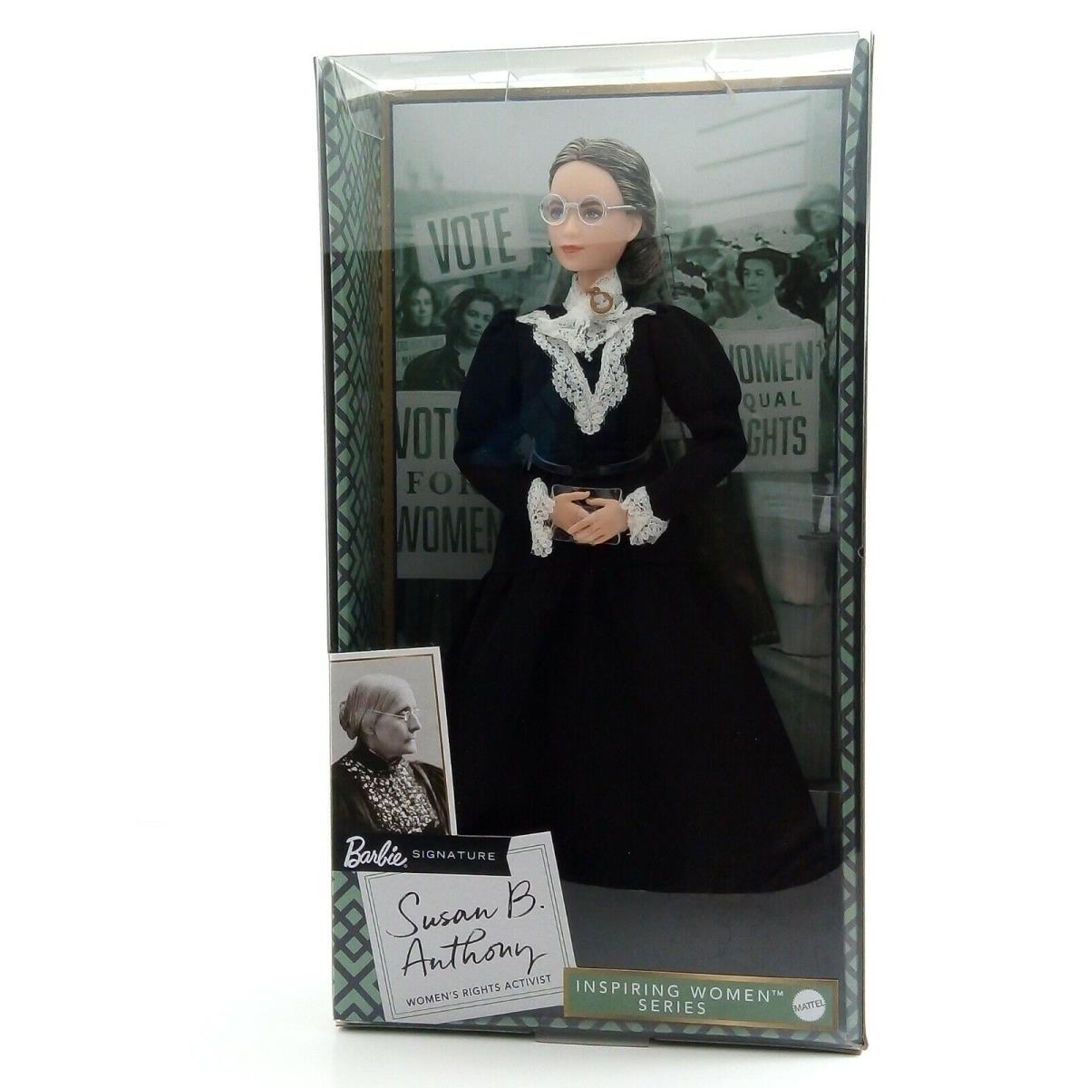 Barbie Inspiring Women Series Susan B Anthony 2020 Collector Doll Ready to Ship