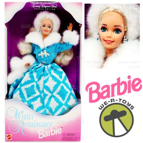 Winter Renaissance Barbie Doll Evening Elegance Series 1996 Mattel 15570