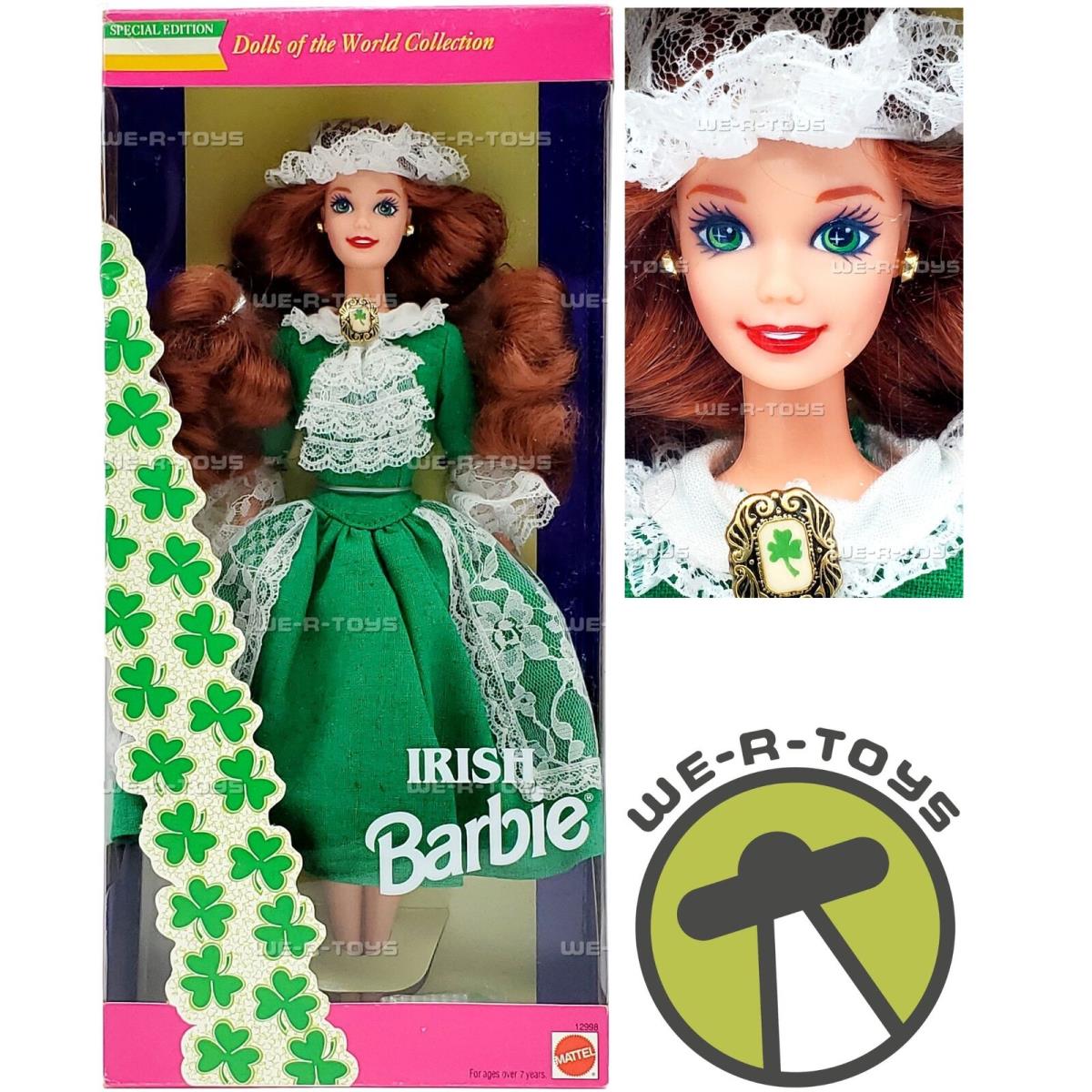 Irish Barbie Dolls of The World Collection Special Edition 1994 Mattel 12998