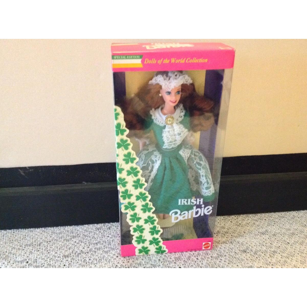 Irish Barbie Collector Edition Dolls of The World Collection Mattel 1997 Nrfb