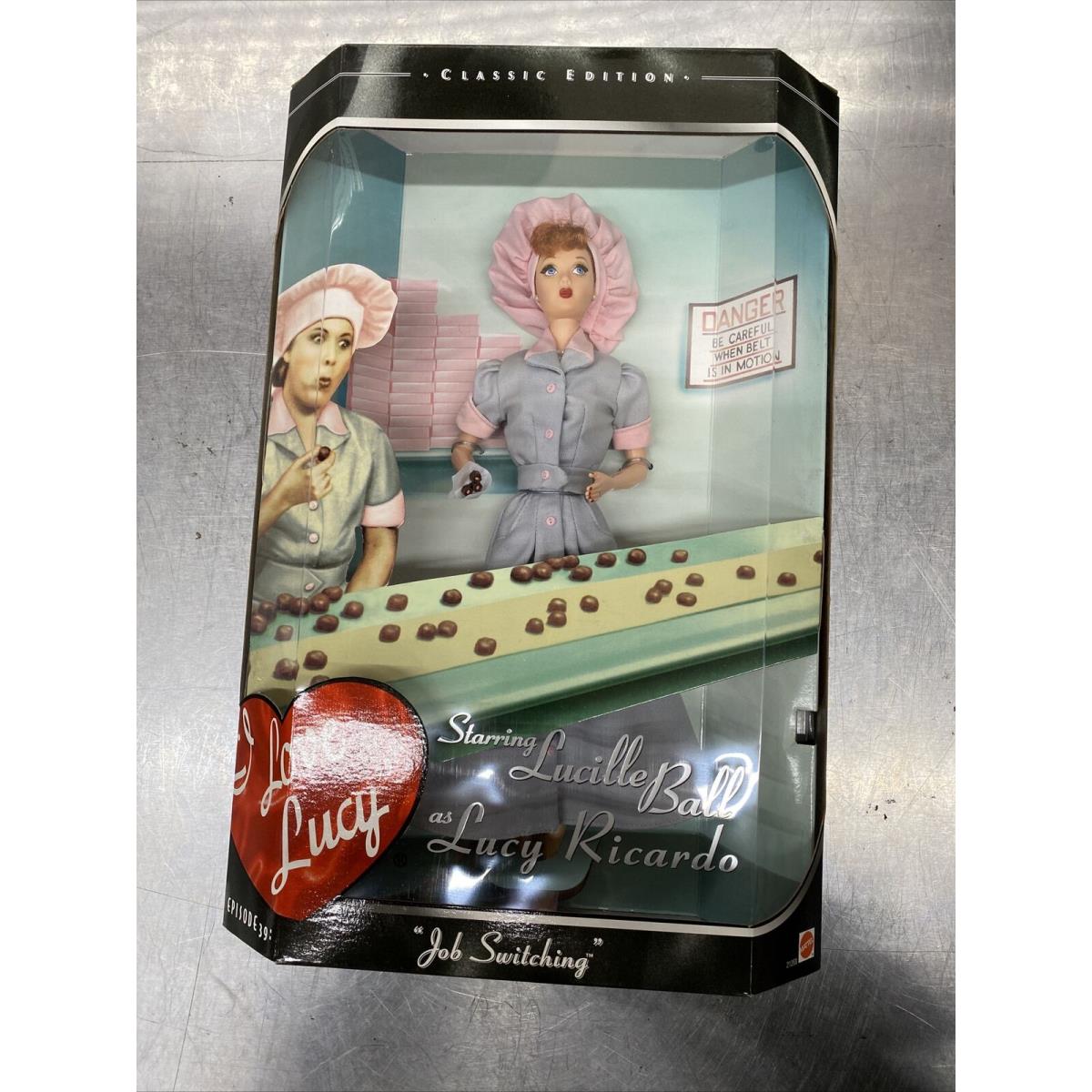 Vintage 1998 I Love Lucy Barbie Doll Classic Edition Ep 39 Job Switching