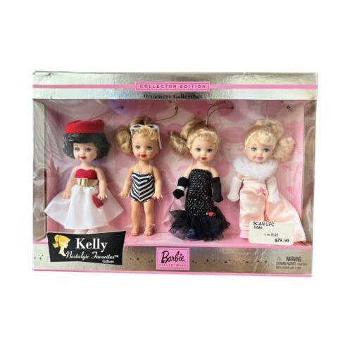 Barbie Kelly Nostalgic Favorites Giftset Ornament Collection Mattel B5729 2003