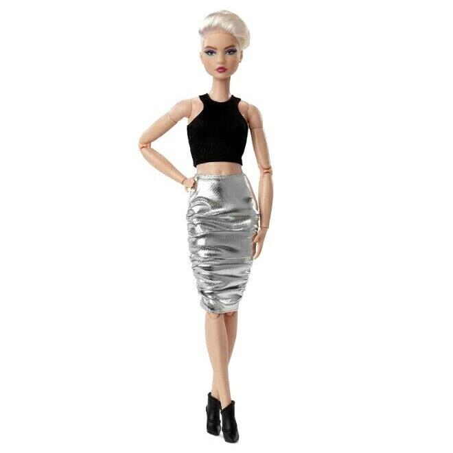 Barbie Signature Looks Doll Tall Blonde Pixie Cut Fully Posable Fashion HCB78