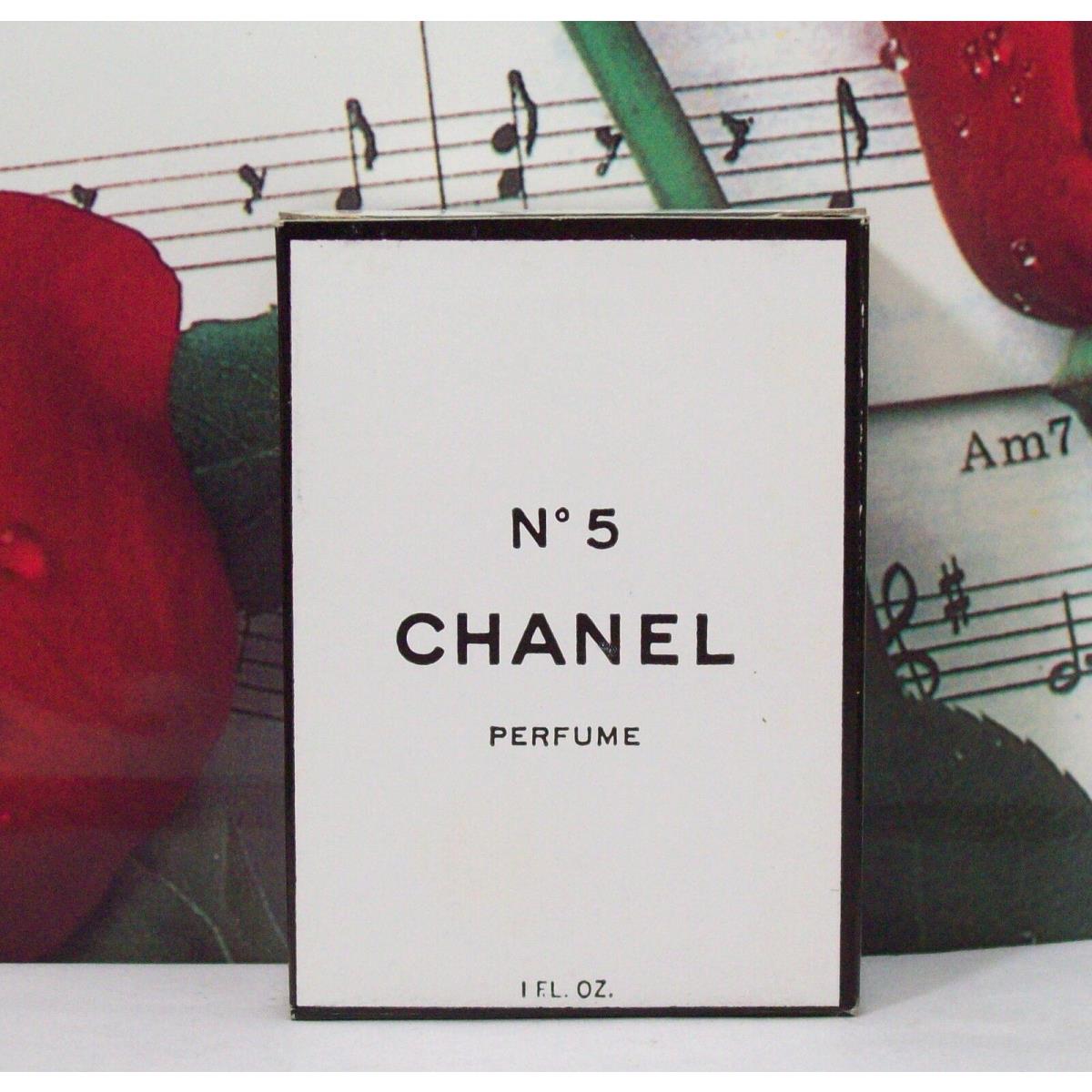 Chanel No.5 Perfume 1.0 Oz. From 70`s. Vintage. Sealed