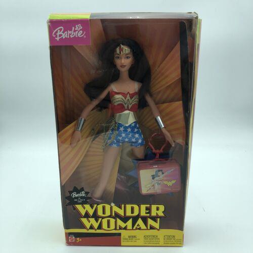 Barbie Doll Barbie as Wonder Woman B5836 Mattel 2003 Shelf Wear -B