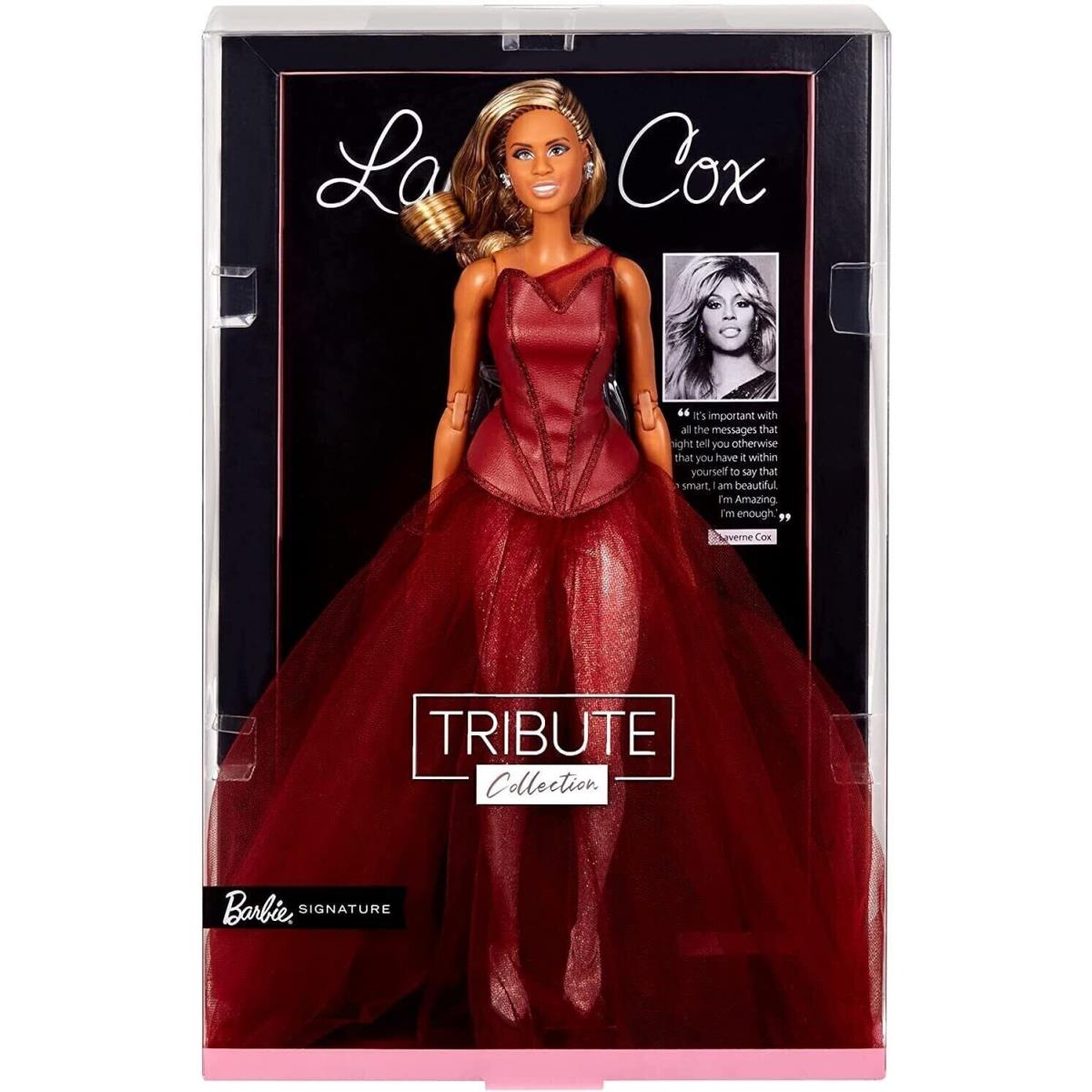 Barbie Signature Doll Laverne Cox Tribute Collection Posable HCB99