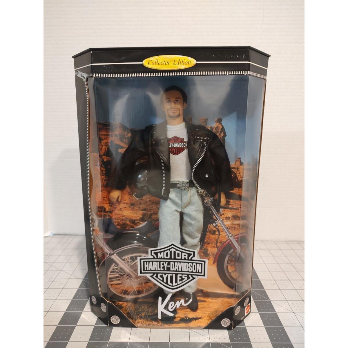 1998 Mattel Harley-davidson Barbie Ken Doll Collector Edition