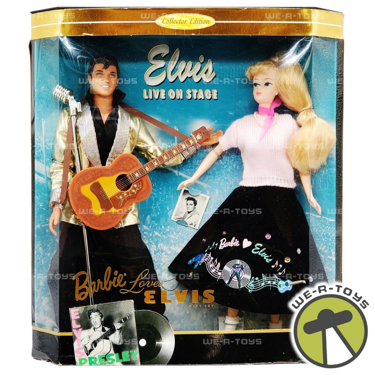Barbie Loves Elvis Collector Edition Doll Set 1996 Mattel 17450