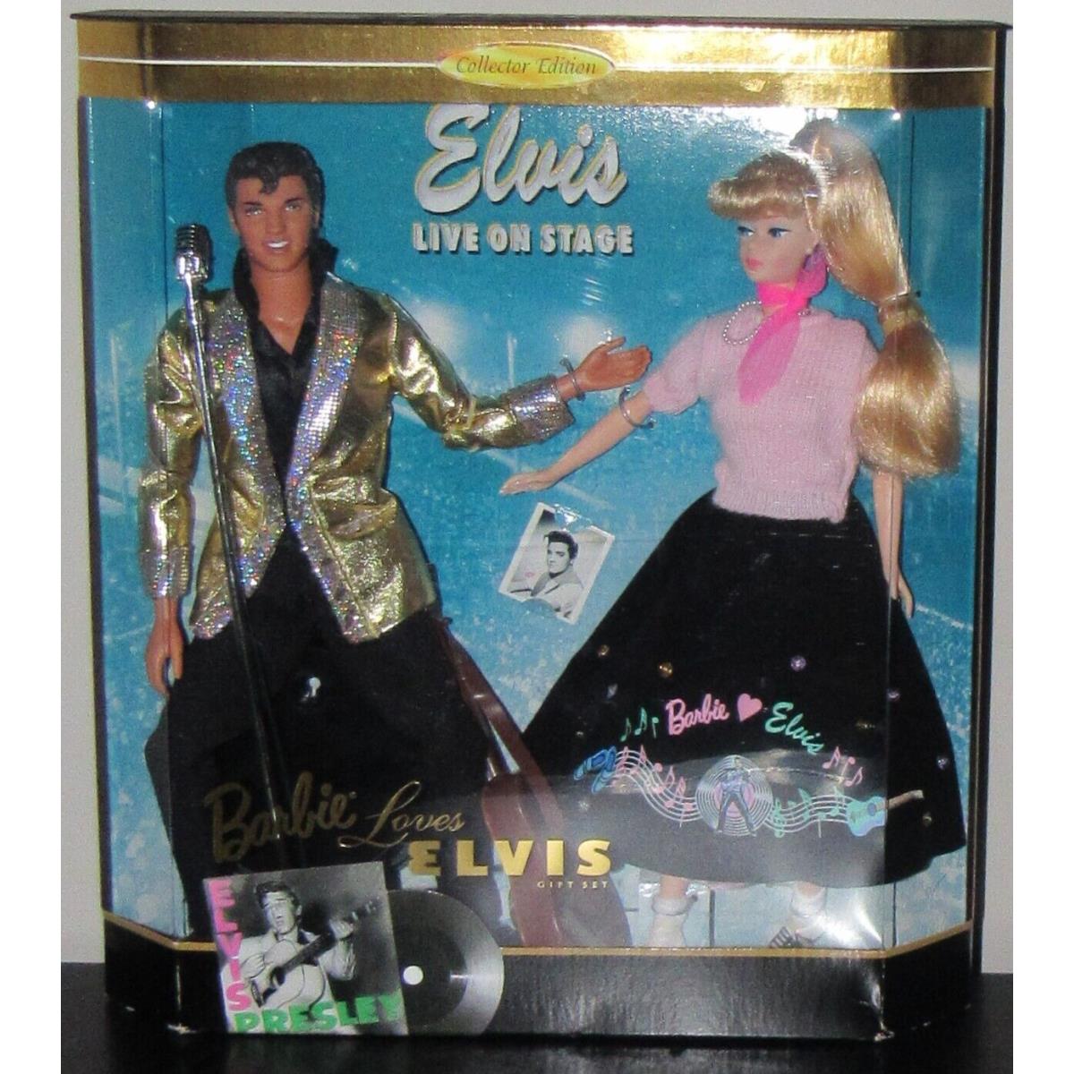 Elvis Live on Stage with Barbie Collector Editon Circa 17450 Mattel 1996