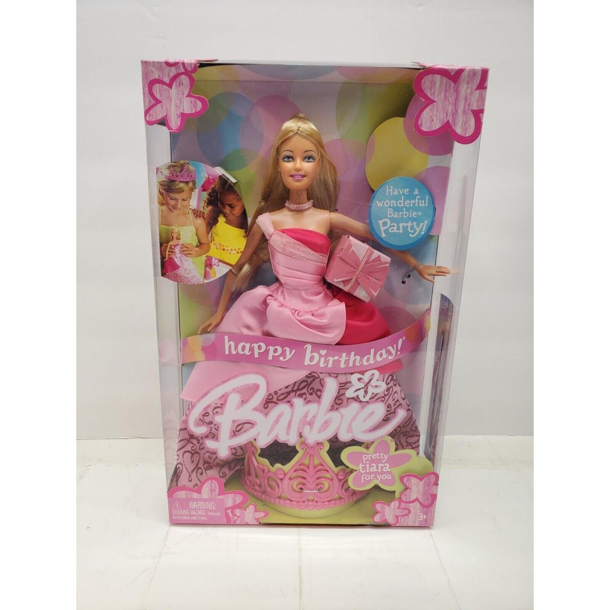 Happy Birthday Barbie 2004 Mattel G8490 Nrfb