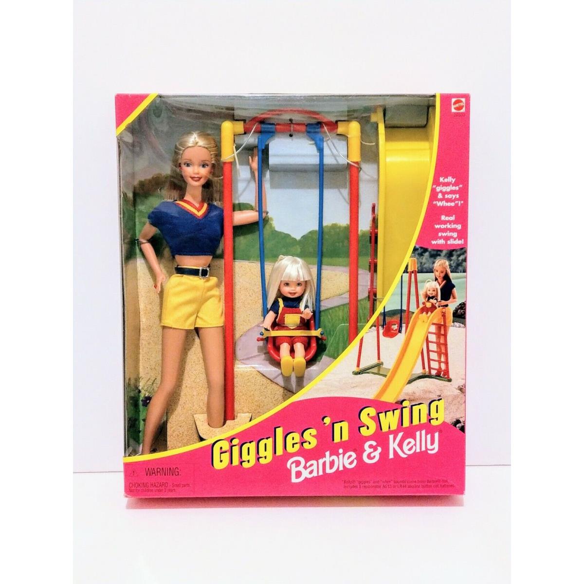 Barbie Giggles `N Swing. Barbie Kelly Vintage Dolls 1998 Mattel