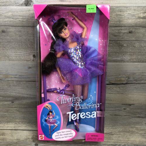 Twisting Ballerina Teresa 15299 Barbie Vtg 1995 Nrfb Purple Ballet