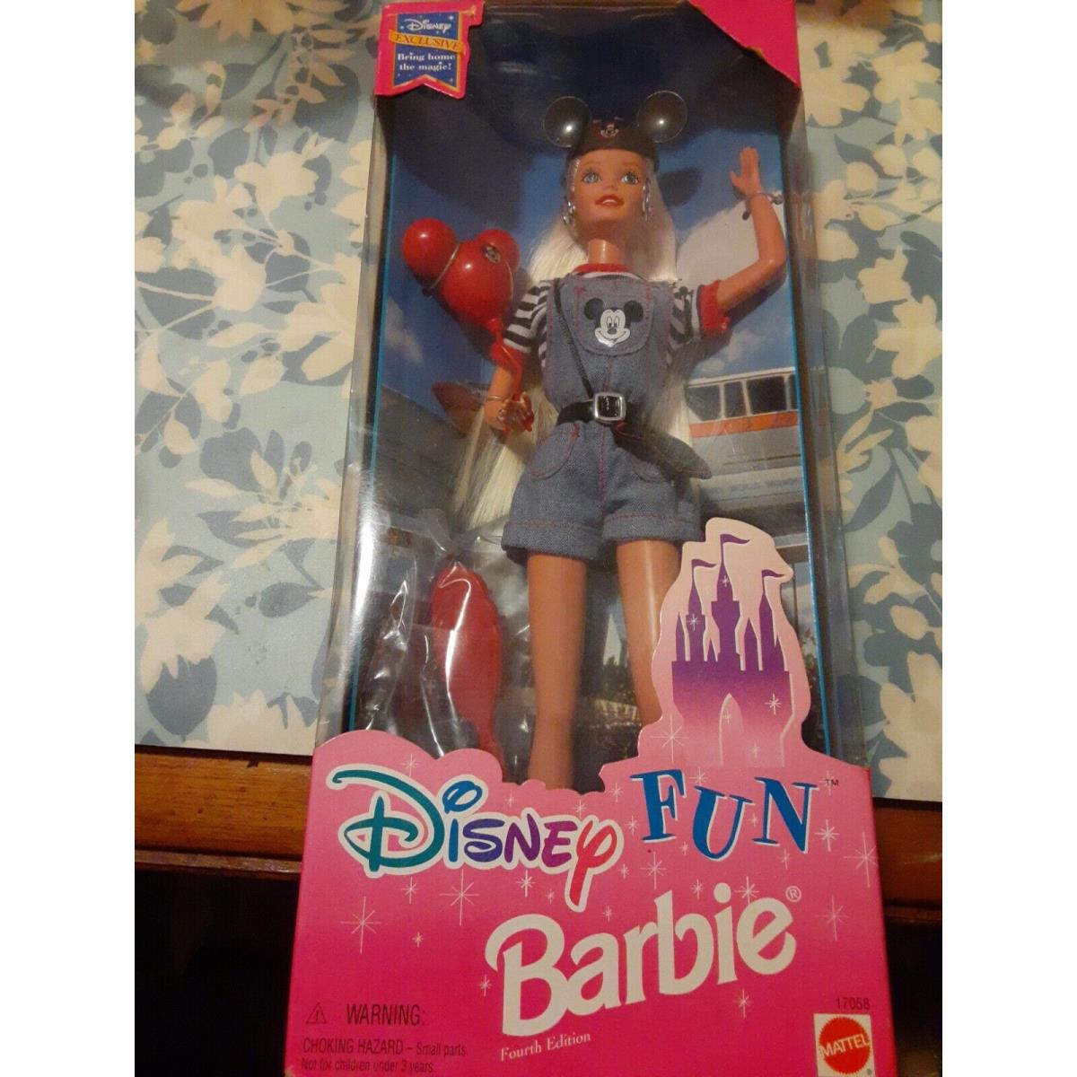 Disney Fun Barbie 1996 Mattel 17058 Disney Exclusive Vintage Gift Rare