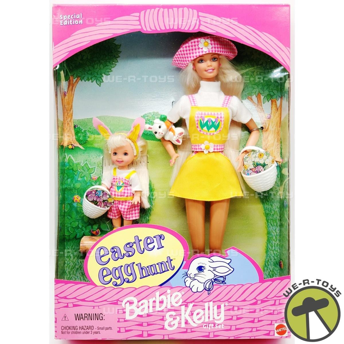 Barbie Kelly Easter Egg Hunt Dolls Gift Set Special Edition 1997 Mattel 19014