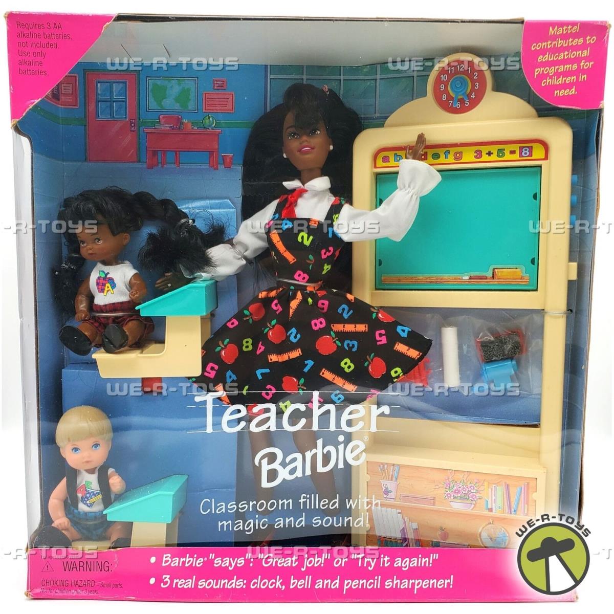 Barbie African American Teacher Doll 1995 Mattel 13915