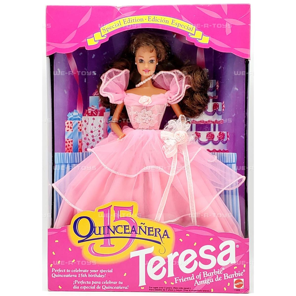 Quinceanera 15 Special Edition Teresa Friend of Barbie Doll 1994 Mattel 11928