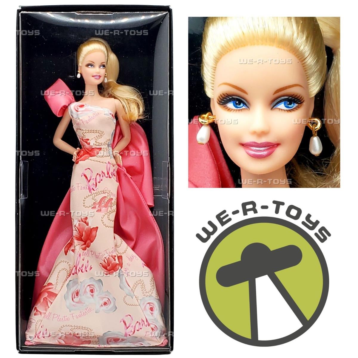 Rose Splendor Barbie Doll Avon Exclusive Pink Label 2010 Mattel T4349