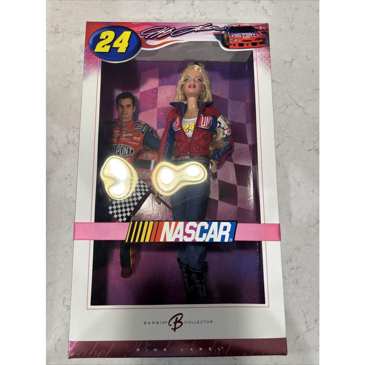 Jeff Gordon 24 Nascar Pink Label Barbie Doll 2006 Mattel K7905