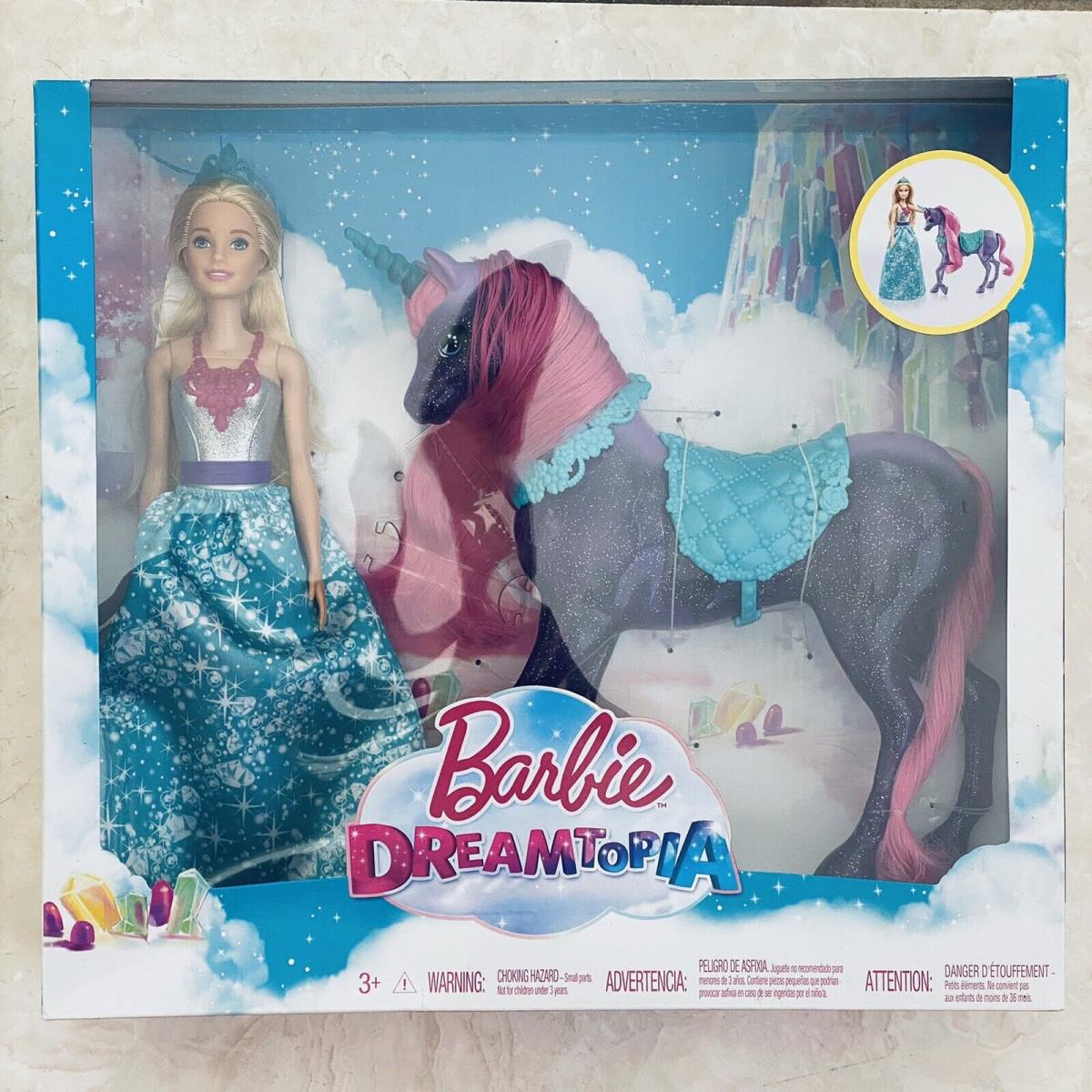 Barbie Dreamtopia Princess Doll Purple Unicorn