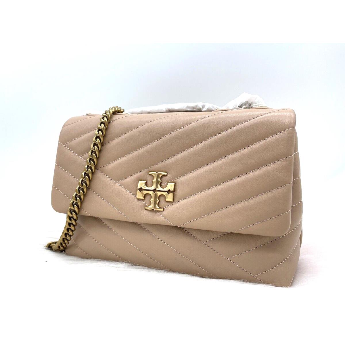 Tory Burch Kira Chevron Quilted Small Leather Shoulder Bag-devon Sand