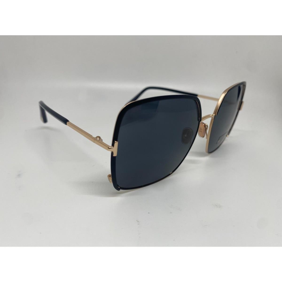 Tom Ford Raphaela TF1006 02A Sunglasses Women`s Black Gold 60-18-135mm - Frame: Black, Lens: Gray