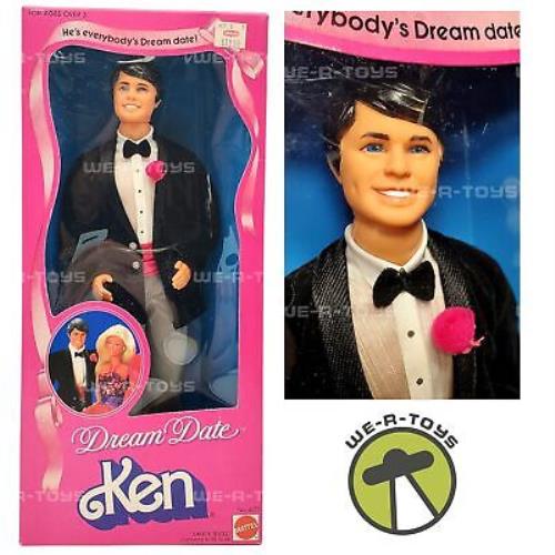 Barbie Dream Date Ken Doll 1982 Mattel 4077 Nrfb