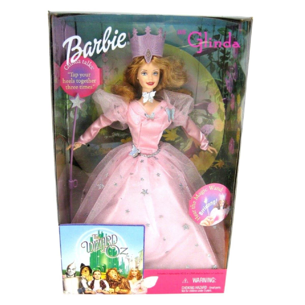 Mattel Wizard of Oz Talking Barbie as Glenda The Good Witch 1999