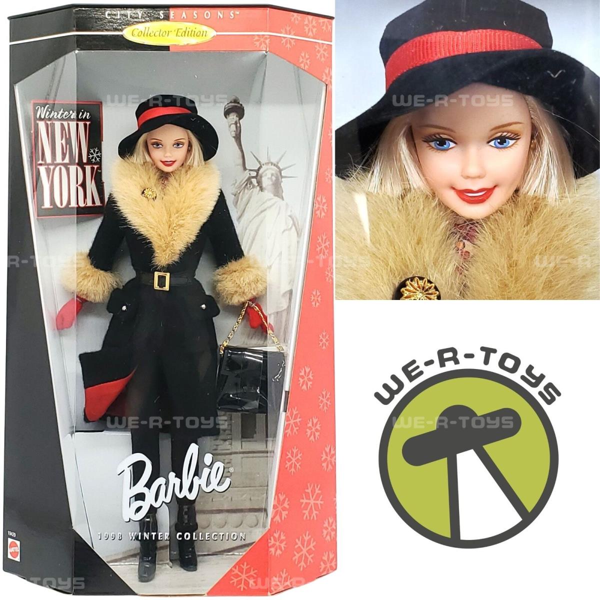 Winter In York Barbie Doll City Seasons Winter Collection 1998 Mattel 19429