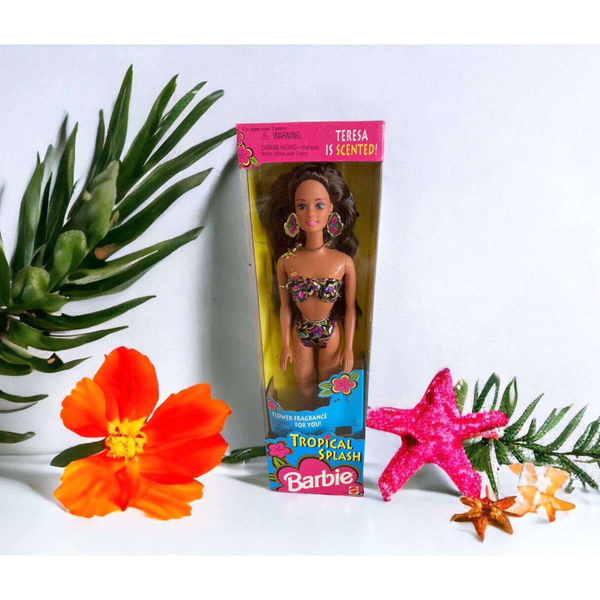 Vintage Tropical Splash Teresa Barbie Doll 1994 Mattel 12450 In Box