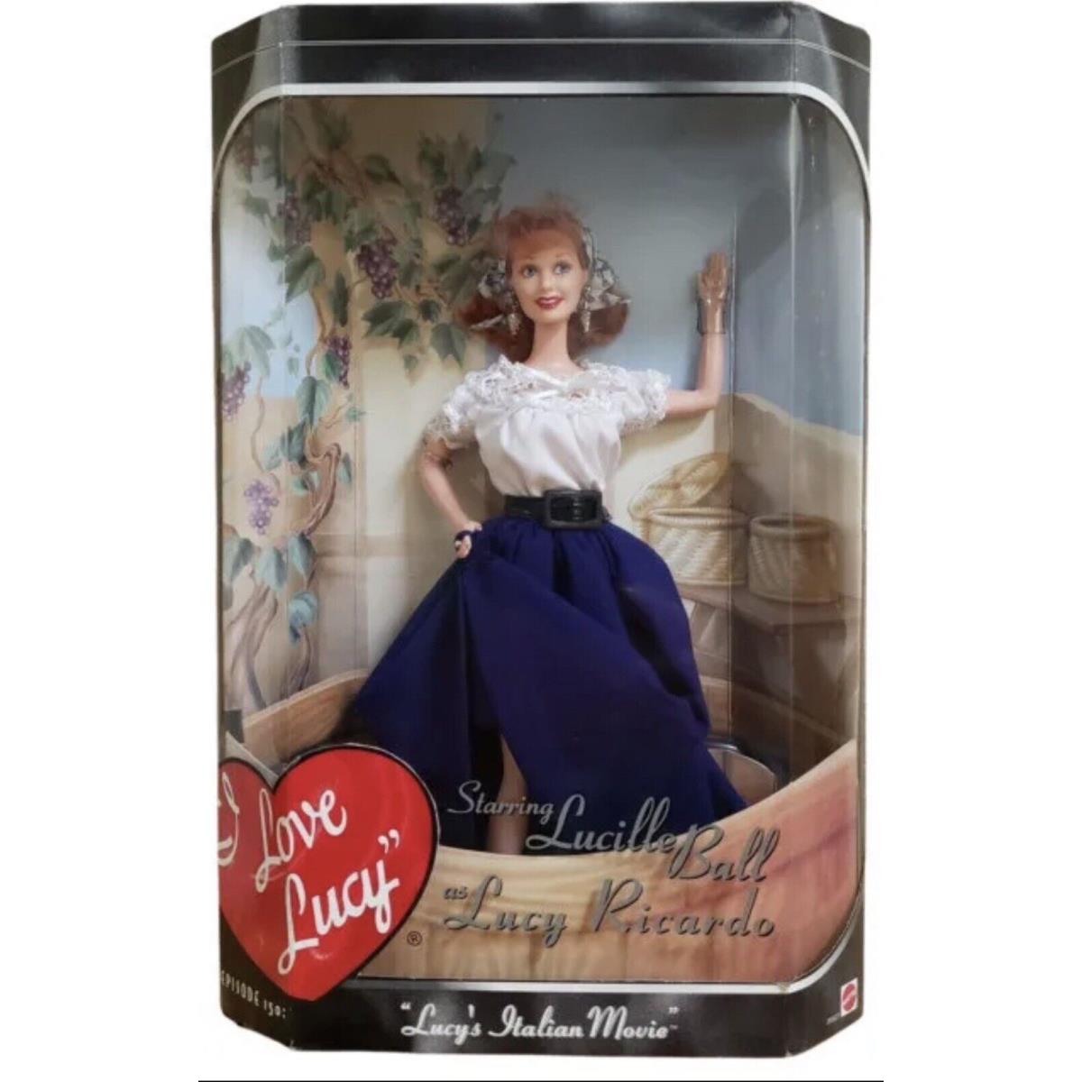 Mattel I Love Lucy Episode 150 Lucy`s Italian Movie 1999 Collector Barbie