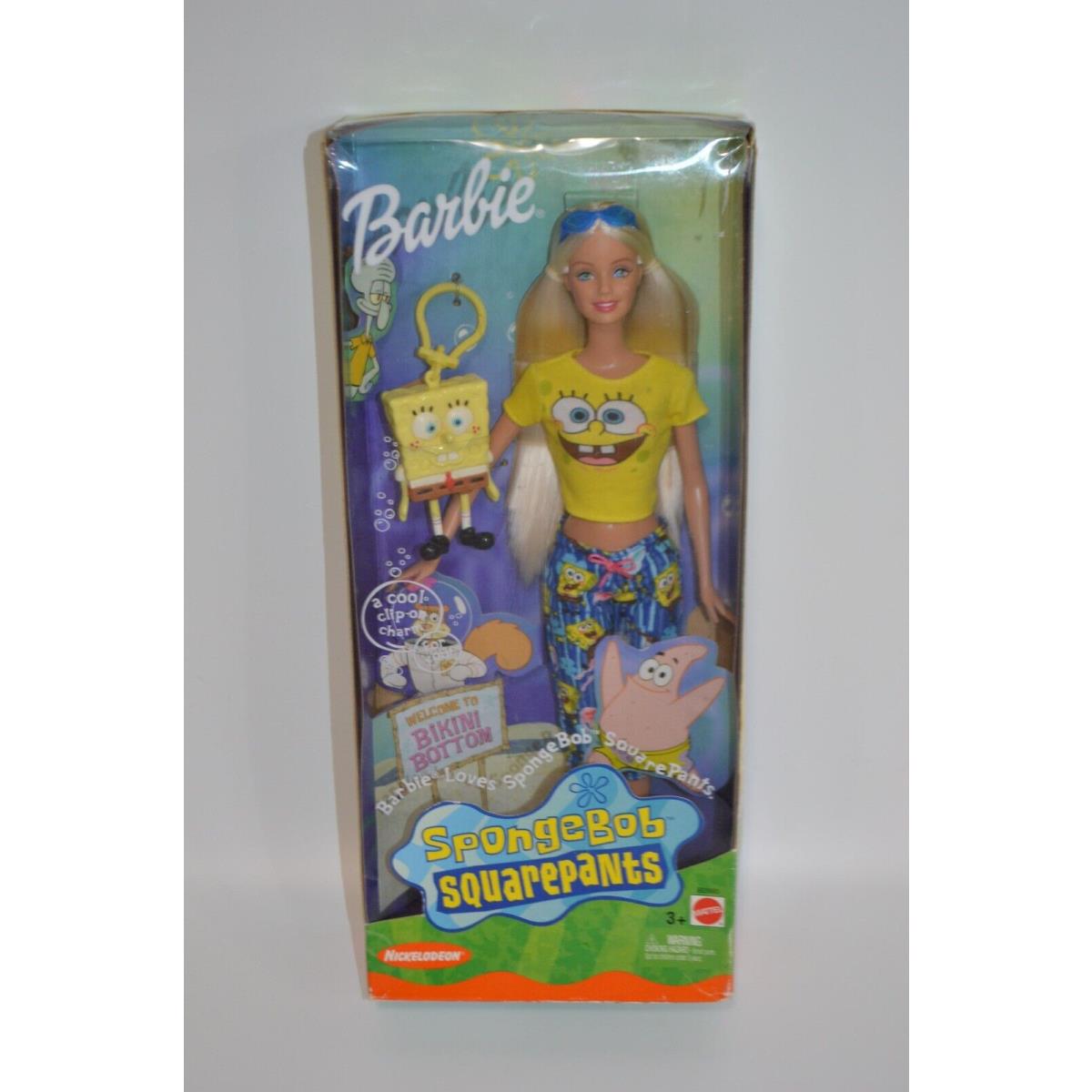 Mattel 2002 Barbie Spongebob Squarepants Barbie Doll B2993