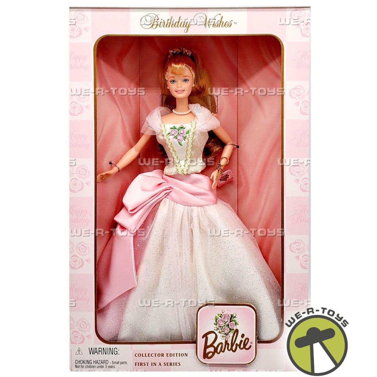 Birthday Wishes Barbie Doll Collector Edition 1st in a Series 1998 Mattel 21128