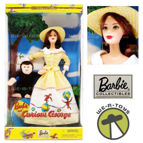 Barbie and Curious George Doll Set Keepsake Treasures Collection 2000 Mattel
