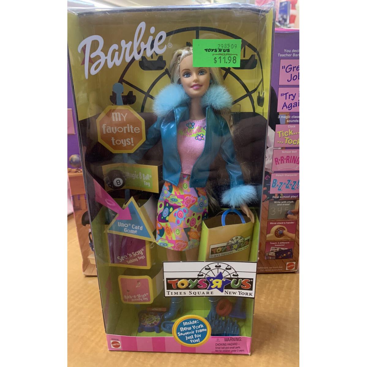 2001 Barbie Doll Toys R Us York Times Square 52630 Exclusive Vintage